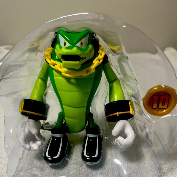 Vector The Crocodile SEGA Sonic The Hedgehog 3" Action Figure Jazwares Open Box - Picture 1 of 7